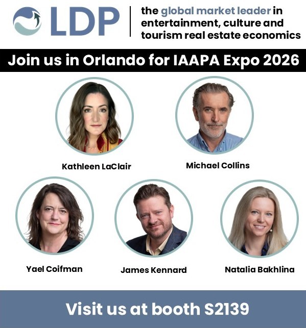 Leisure Development Partners will be at IAAPA Expo in Orlando Florida 2026 on booth S2139
