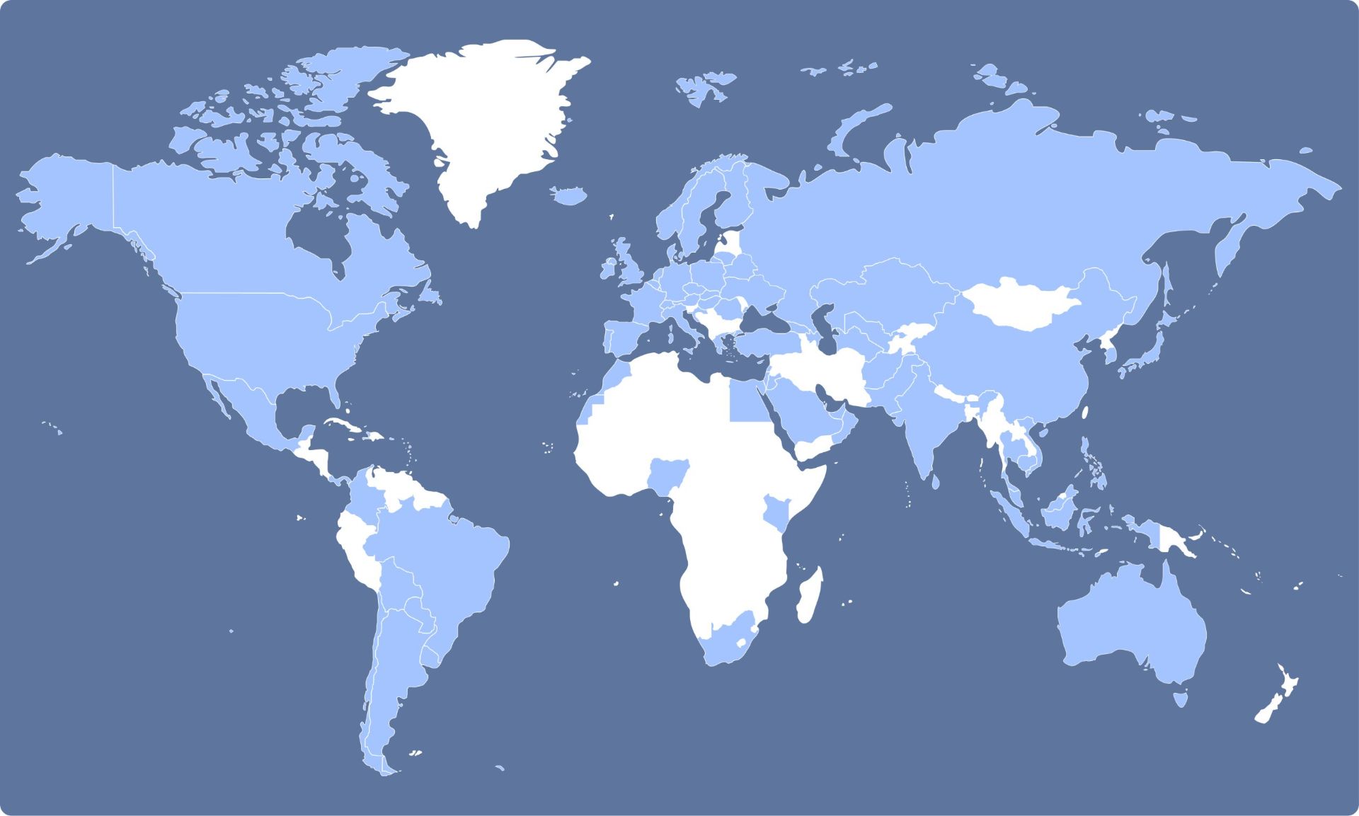 Countries LDP have worked in